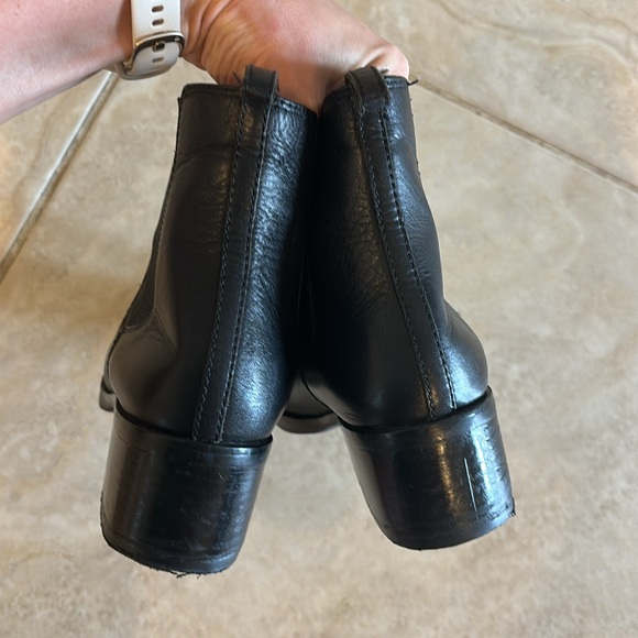 Women Adam et Rope Leather ankle boots size 37 - Picture 4 of 5